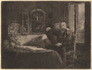 Abraham Francen 作者 伦勃朗·范·赖恩