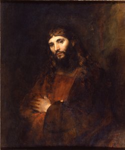 袖手旁观的基督，1656-1661年 作者 伦勃朗·范·赖恩