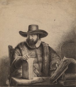 科内利斯-克莱斯-安斯洛，1641年。 作者 伦勃朗·范·赖恩