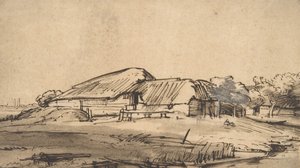 农场建筑群，约1648-52年。 作者 伦勃朗·范·赖恩