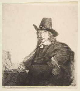 扬·阿瑟林（Jan Asselijn），画家克拉贝吉（crabbetje），约1646年。 作者 伦勃朗·范·赖恩