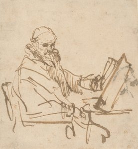 扬-科内利斯-西尔维乌斯，传教士，1644-1645。 作者 伦勃朗·范·赖恩