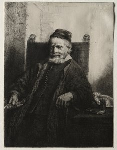 扬·鲁特玛（Jan Lutma），戈德史密斯（Goldsmith），1656年。 作者 伦勃朗·范·赖恩