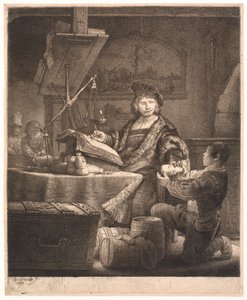 Jan Uytenbogaert，"秤金人" 作者 伦勃朗·范·赖恩