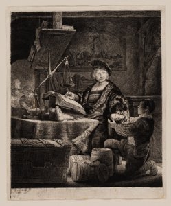Jan Uytenbogaert，"秤金人" 作者 伦勃朗·范·赖恩