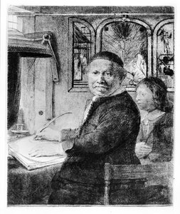 Coppenol的Lieven Willemsz，c.1658（蚀刻） 作者 伦勃朗·范·赖恩