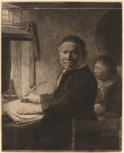 Lieven Willemsz van Coppenol：小板块 作者 伦勃朗·范·赖恩