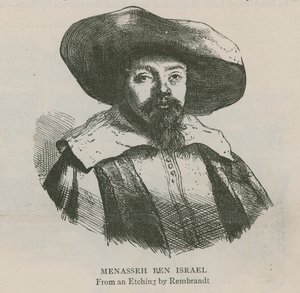 Menasseh Ben以色列 作者 伦勃朗·范·赖恩