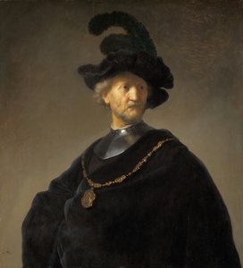 戴金链的老人，1631年。 作者 伦勃朗·范·赖恩