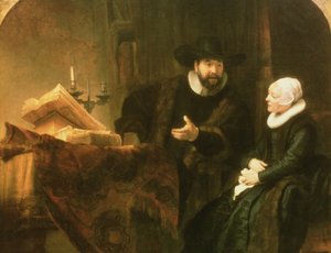 1641年，科尼利厄斯安斯洛和他的妻子的肖像