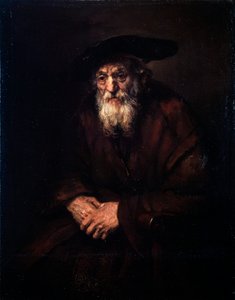 老犹太人的画像，1654年。 作者 伦勃朗·范·赖恩