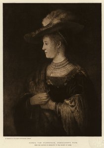 伦布兰特的妻子Saskia van Ulenburgh