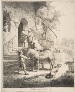 好撒玛利亚人，1633年。 作者 伦勃朗·范·赖恩