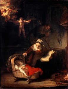 神圣家族，1645年。 作者 伦勃朗·范·赖恩