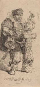 呱呱叫》，1635年。 作者 伦勃朗·范·赖恩
