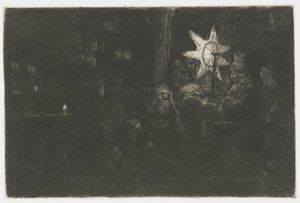 国王之星：夜间作品 作者 伦勃朗·范·赖恩