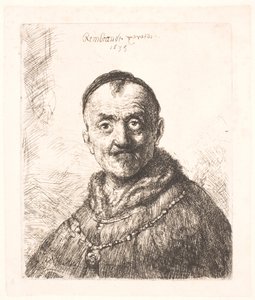 第一个东方头像（伦勃朗的父亲？） 作者 扬·利文斯（Jan Lievens）