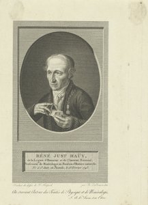 René-Just Haüy 1743-1822的肖像，1804年。 作者 雷米·亨利·约瑟夫·德尔沃