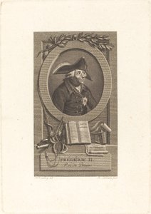 腓特烈大帝，普鲁士国王 作者 Remi Henri Joseph Delvaux 在 Johann Heinrich Ramberg 之后