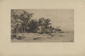 风景与农场 作者 雷米纽斯·阿德里安·哈南（Remigius Adrianus Haanen）