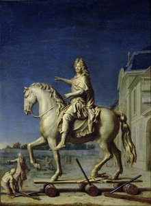 1669年后，于1699年将路易十四的骑马雕像运送到旺多姆广场