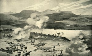 科伦索之战--都柏林燧发枪手试图福特图格拉河》，1900年 作者 伊诺克·沃德