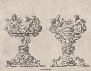 两个盐窖，16-17世纪。 作者 雷内·博伊文（Rene Boyvin）