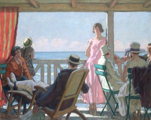 Au Bord de la Manche（布面油画）