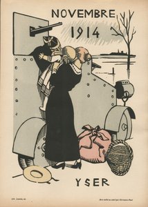 战争日历（第1年 -  1914年8月 -  1915年7月）（彩色木刻）