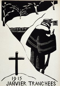 1915 年 1 月：les 战壕 - 在“战争日历”中，生病了。 作者：Herman-Paul，Lutetia 图书馆，巴黎 作者 雷内·乔治·赫尔曼·保罗