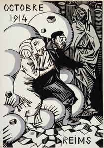 1914 年 10 月，兰斯 - 由赫尔曼·保罗绘制 - 在“战争日历”编辑中。 1916年 作者 雷内·乔治·赫尔曼·保罗