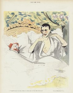 婚礼之夜。 Le Rire的插图 作者 雷内·乔治·赫尔曼·保罗