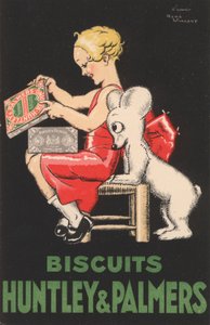 Huntley＆Palmers bicsuits的广告