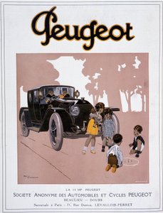 标致“The 14 HP Peugeot””在12月20日“Comedia 赫赫有名”中的广告