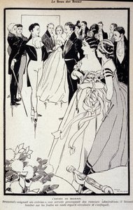 乔治·布赖恩·布鲁梅尔 (George Bryan Brummel) 的代表，被称为“花花公子之王”(Beau Brummel，1778 - 1840 年)。 勒内·文森特的插图。 19世纪