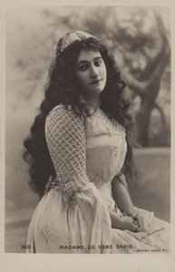 Clementine de Vere Sapio，法裔美国歌剧女高音歌唱家。 作者 罗伊特林根工作室