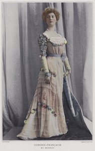 Henriette Henriot，法国女演员（彩色照片）