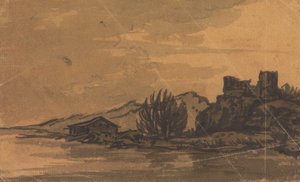 河岸房屋景观 作者 威廉·吉尔平牧师