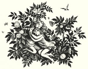 汉斯·克里斯蒂安·安徒生：接骨木之母（石版画）