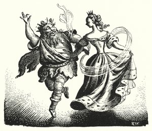 Hans Christian Andersen: The Elfin-Mount (litho) 作者 雷克斯（后）惠斯勒