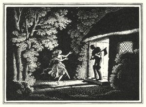 Hans Christian Andersen: The Red Shoes (litho)