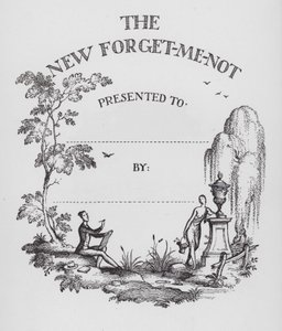 The New Forget-Me-Not  Presented to  By (litho) 作者 雷克斯（后）惠斯勒