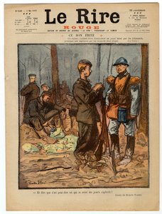 Cover of “” The Red Laughter””, Satirical in Colors