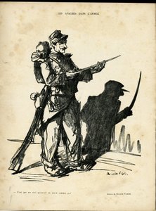 Illustration by Ricardo Flores (1878-1918) in Le Lire, 22/01/10 - Apaches in the Armee - Apaches proxenetes - Shadow/light 作者 里卡多·弗洛雷斯（Ricardo Flores）