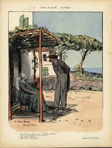 Illustration of Ricardo Flores (1878-1918) in Le Rire, 24/02/12 - Cote d