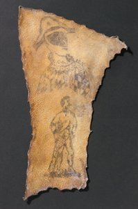 人皮，纹有哈雷克和萨姆森的形象，法国