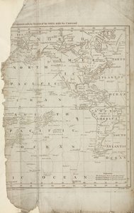 库克的航行地图，约1780年 作者 理查德（后）爸爸