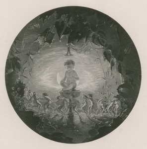帕克和仙女们，夏夜中的梦（雕刻 作者 理查德（之后）达德