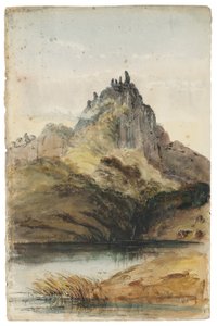 新西兰素描》（纸上水彩）中的一页 作者 