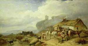 1845年，Drover&39;s Halt，遥远的马尔岛 作者 理查德·安斯德尔